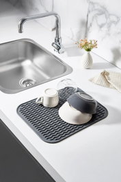 Hermia Escurreplatos de Silicona Ge-143Bulasıklık Negro